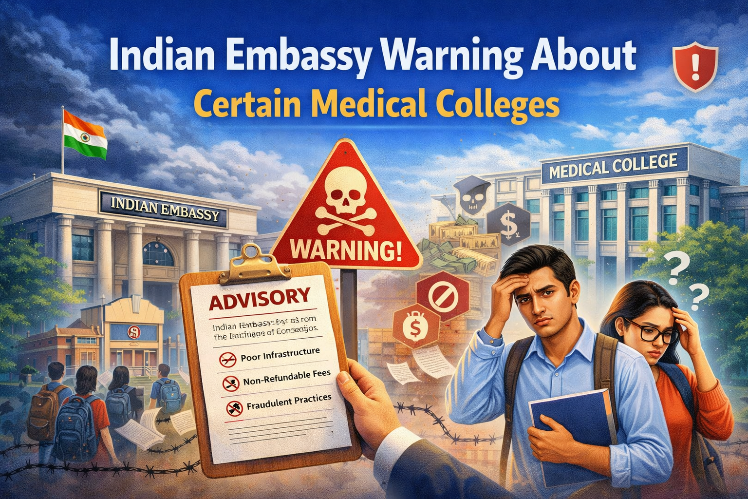 Indian Embassy Warning About Certain Medical Colleges